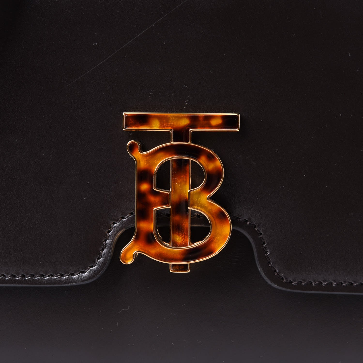 Burberry Calfskin Medium TB Bag Coffee 7 of 9