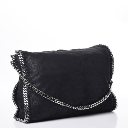 Stella McCartney Shaggy Deer Falabella Fold Over Tote Black 4 of 11