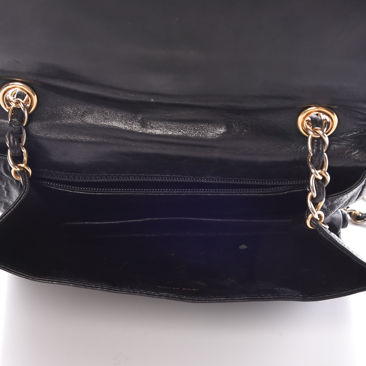 Chanel Lambskin Quilted CC Small Single Flap Black 5 of 16