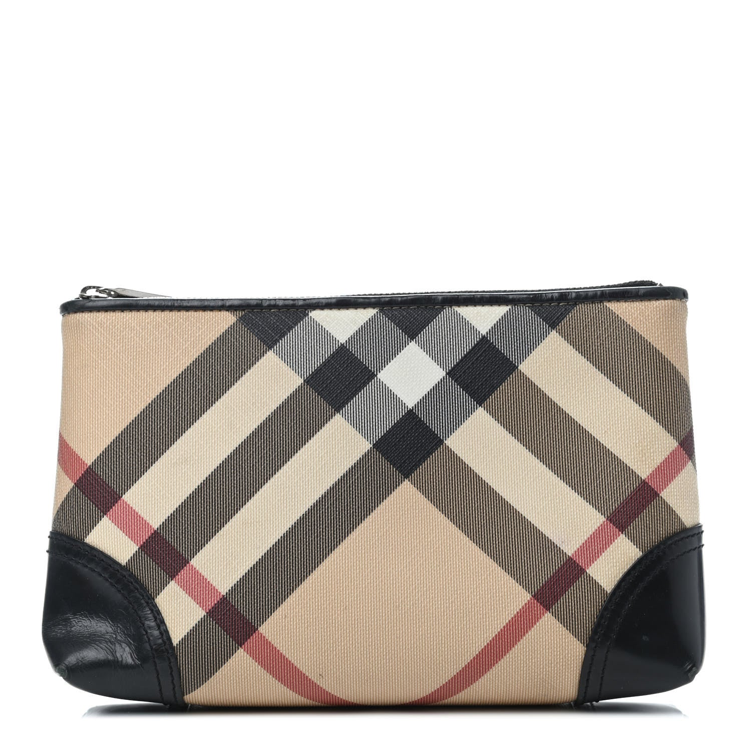 Burberry Nova Check Pouch Black 1 of 3