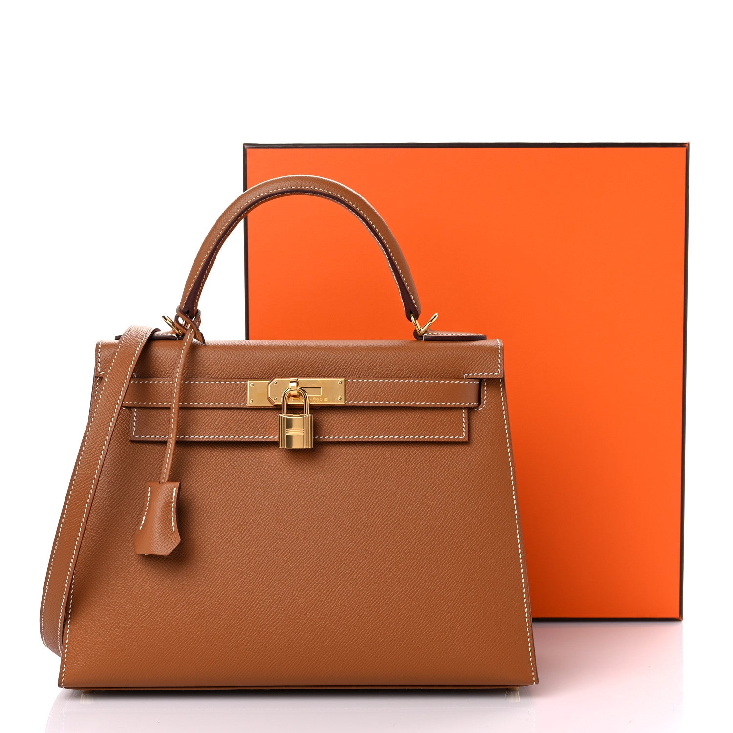 Hermes Epsom Kelly Sellier 28 Gold 10 of 10
