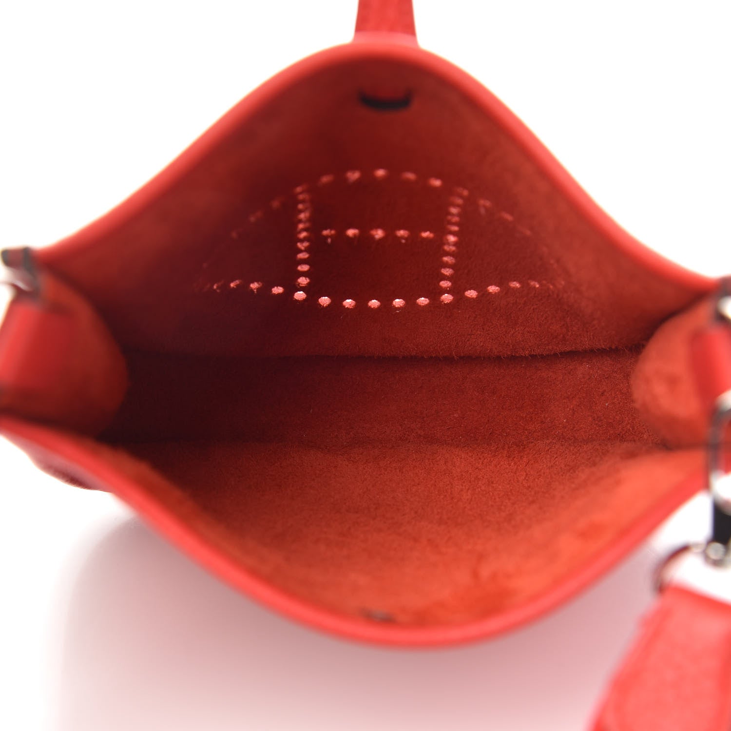 Hermes Taurillon Clemence Evelyne TPM Rouge De Coeur 5 of 10