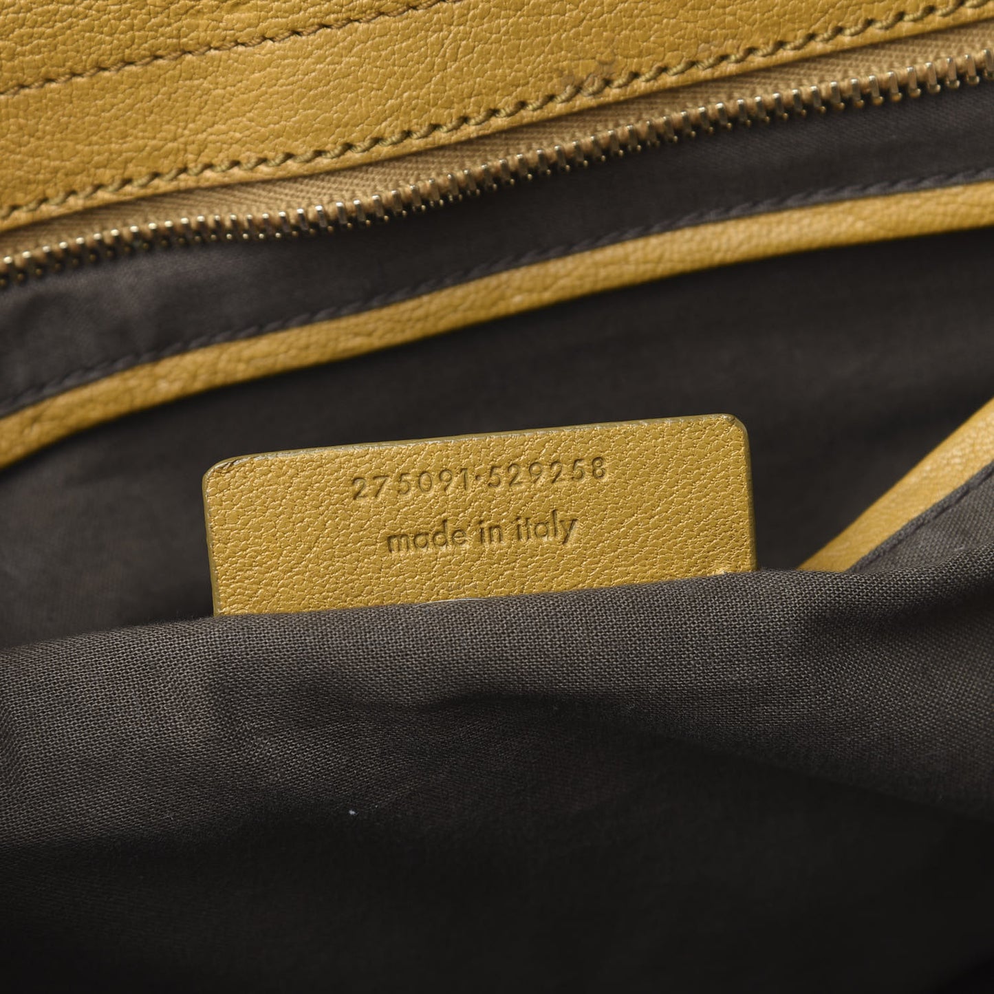 Sheepskin Large Cabas ChYc Mustard