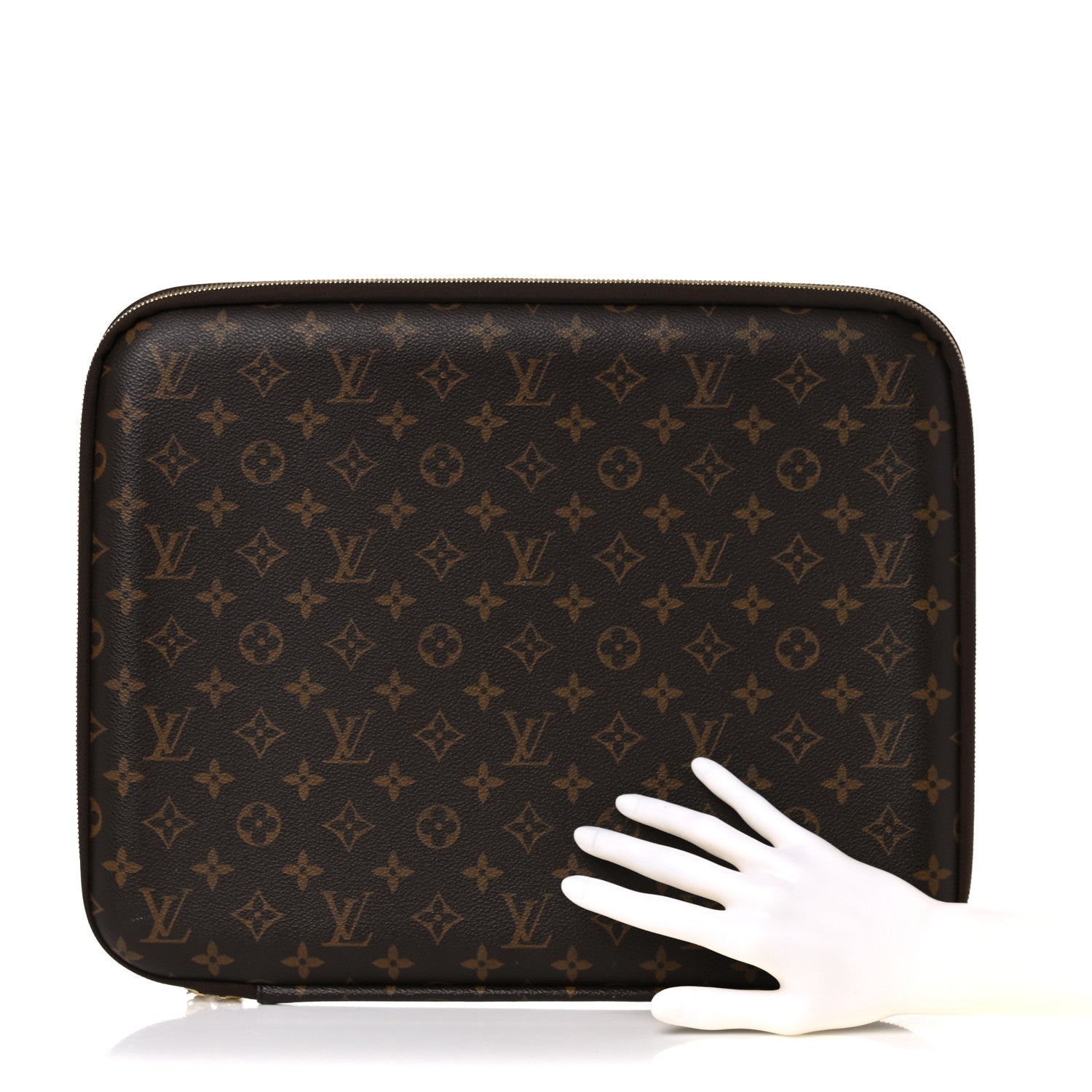 Louis Vuitton Monogram 15 Inch Laptop Sleeve 2 of 12