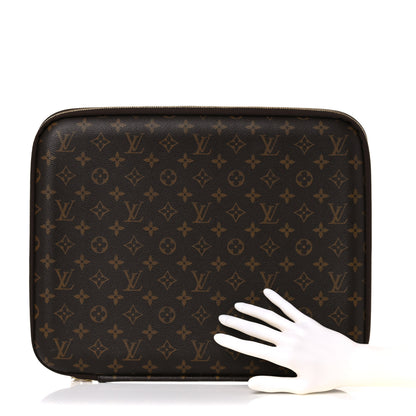 Louis Vuitton Monogram 15 Inch Laptop Sleeve 2 of 12