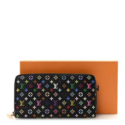 Louis Vuitton Monogram Multicolor Zippy Wallet Black Grenade 7 of 7