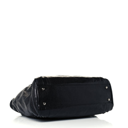Chanel Glazed Calfskin Modern Chain Tote Black 4 of 10