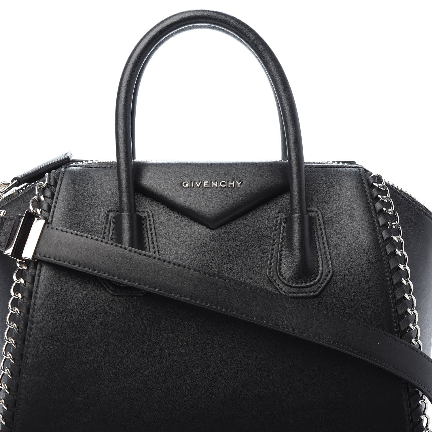Givenchy Calfskin Small Chain Antigona Black 7 of 9