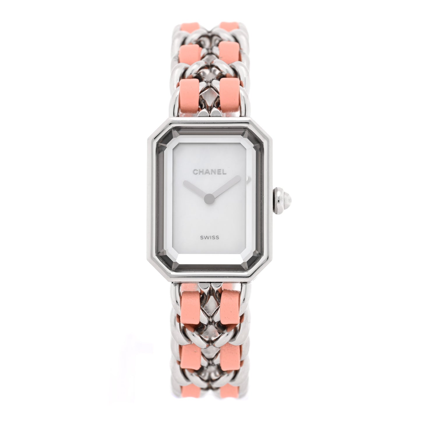Stainless Steel Lambskin 20mm Chain Premiere Quartz Watch Pink