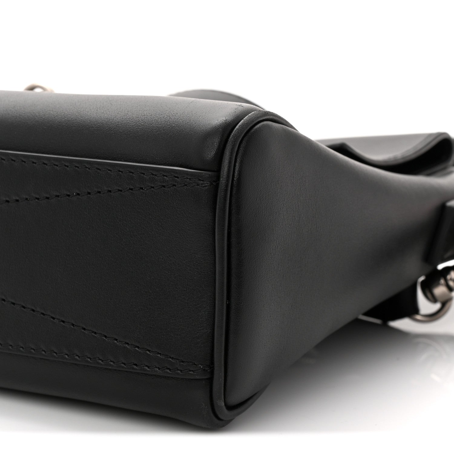 Balenciaga Smooth Calfskin Mens Small Bel Air Messenger Black 9 of 11