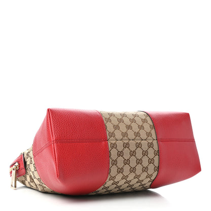 Gucci Monogram Medium Bree Shoulder Bag Red 4 of 9