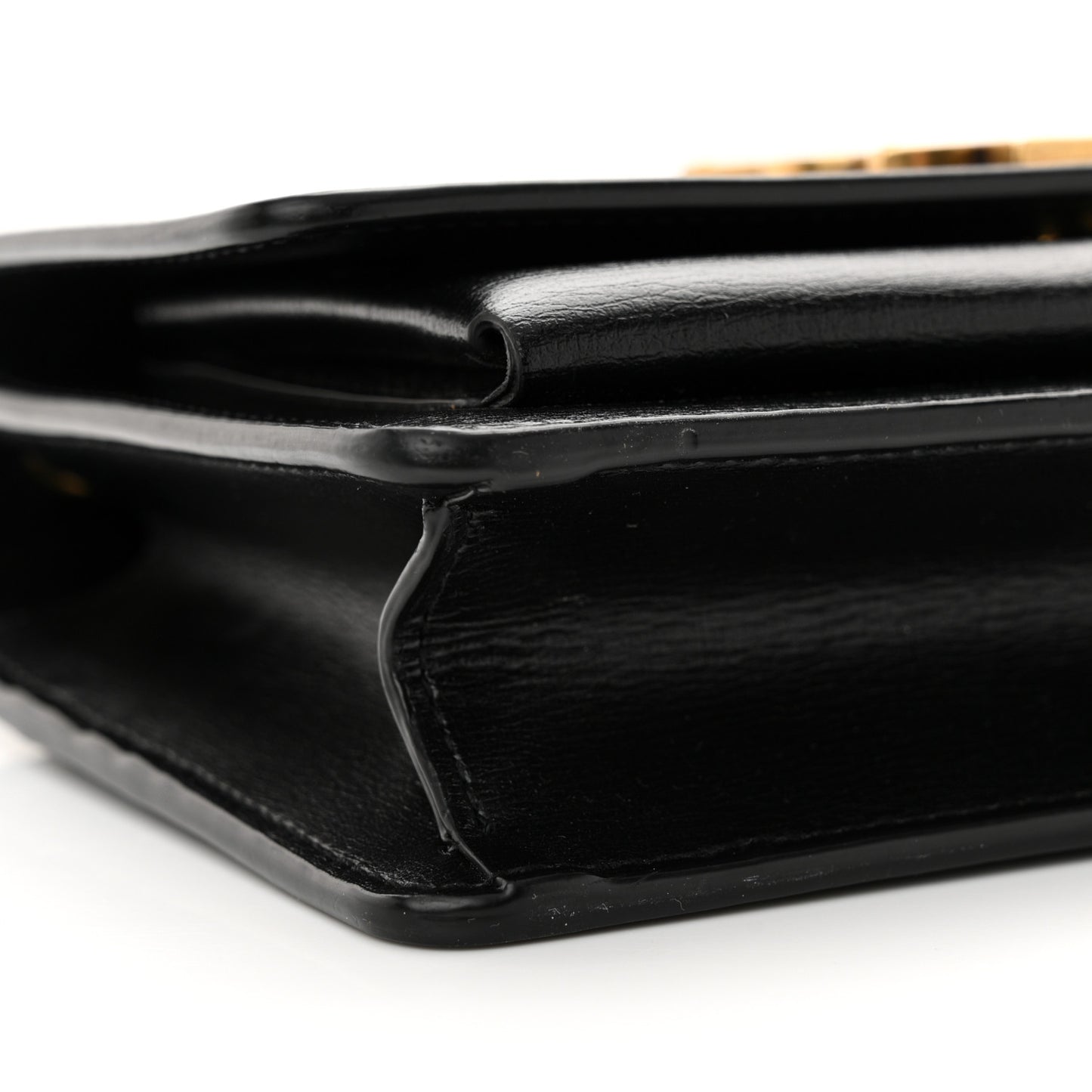 Calfskin Monogram Sunset Chain Wallet Black