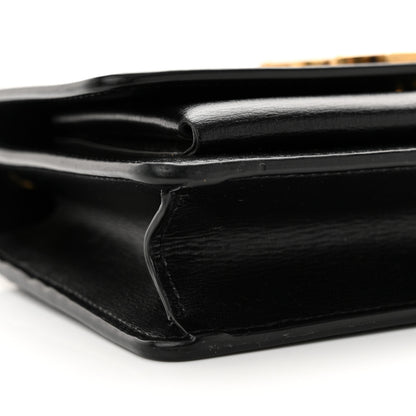 Saint Laurent Calfskin Monogram Sunset Chain Wallet Black 8 of 11
