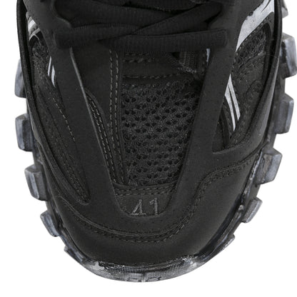 Balenciaga Mesh Rubber Uni-Matte Full Color Womens Track Sneakers 41 Faded Black 8 of 11