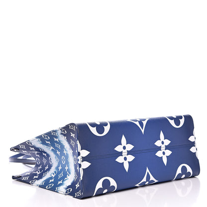 Louis Vuitton Monogram Escale Onthego GM Blue 5 of 10