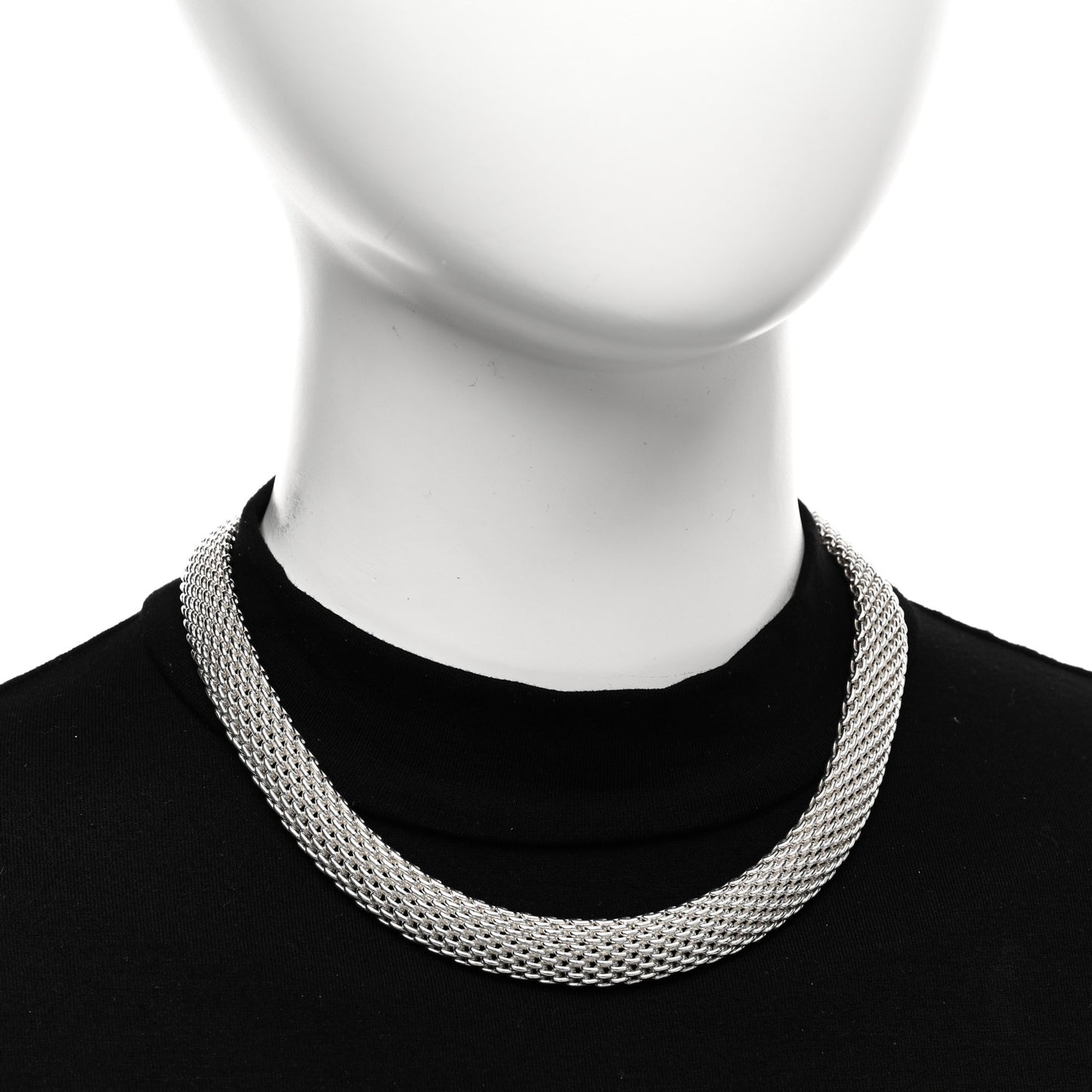 Sterling Silver Somerset Mesh Necklace