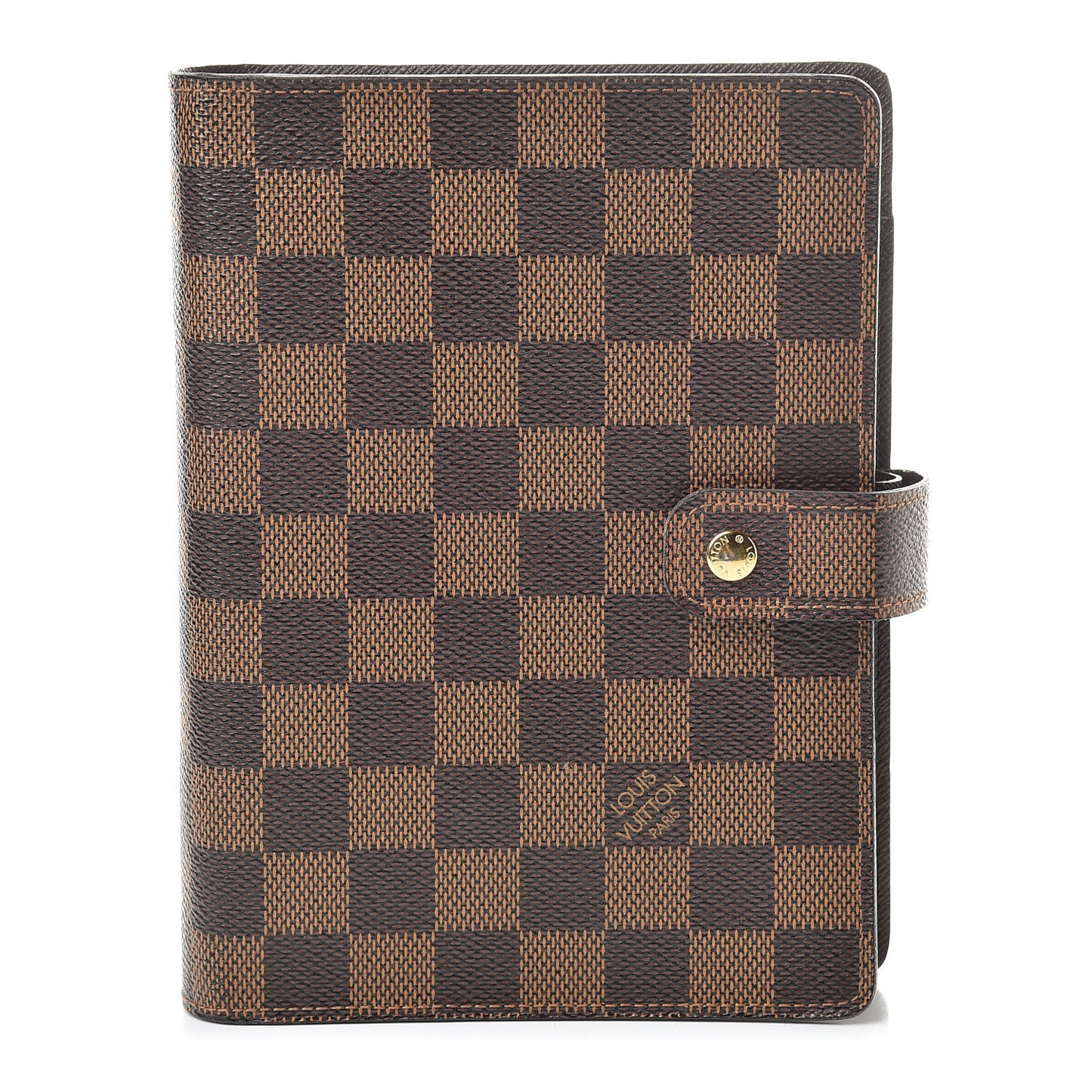 Damier Ebene Medium Ring Agenda Cover
