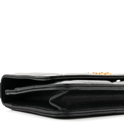 Chanel Lambskin Quilted Chanel 19 Wallet On Chain WOC Black 10 of 12