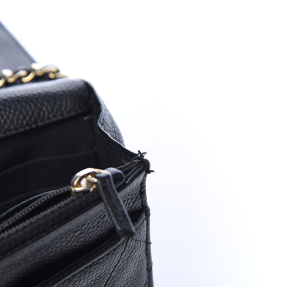 Chanel Caviar Quilted Wallet On Chain WOC Black 17 of 20