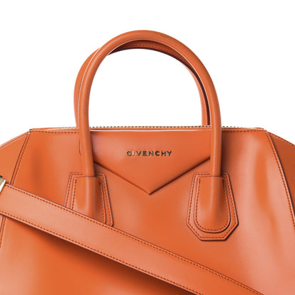 Givenchy Shiny Lord Calfskin Medium Antigona Orange 10 of 10