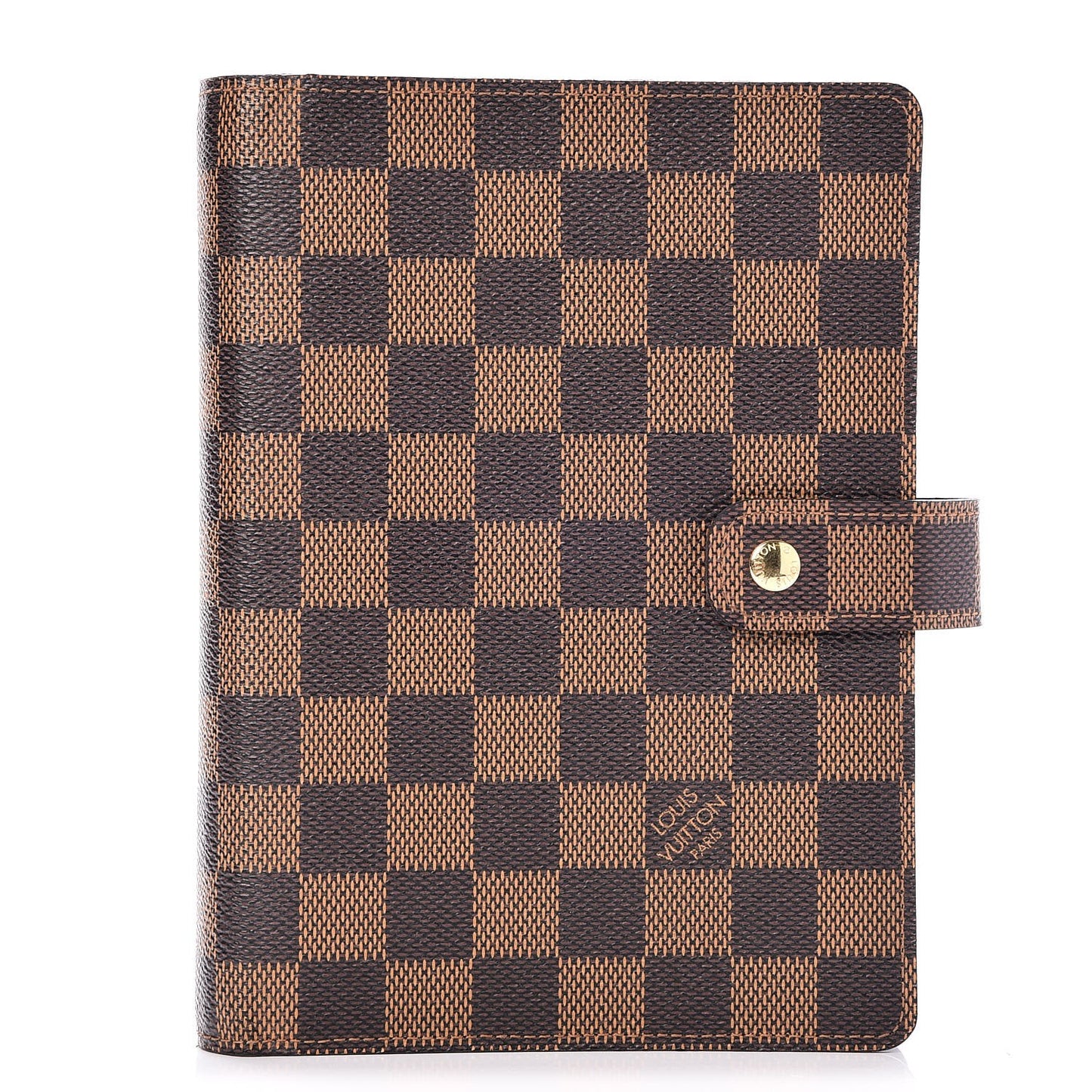 Damier Ebene Medium Ring Agenda Cover