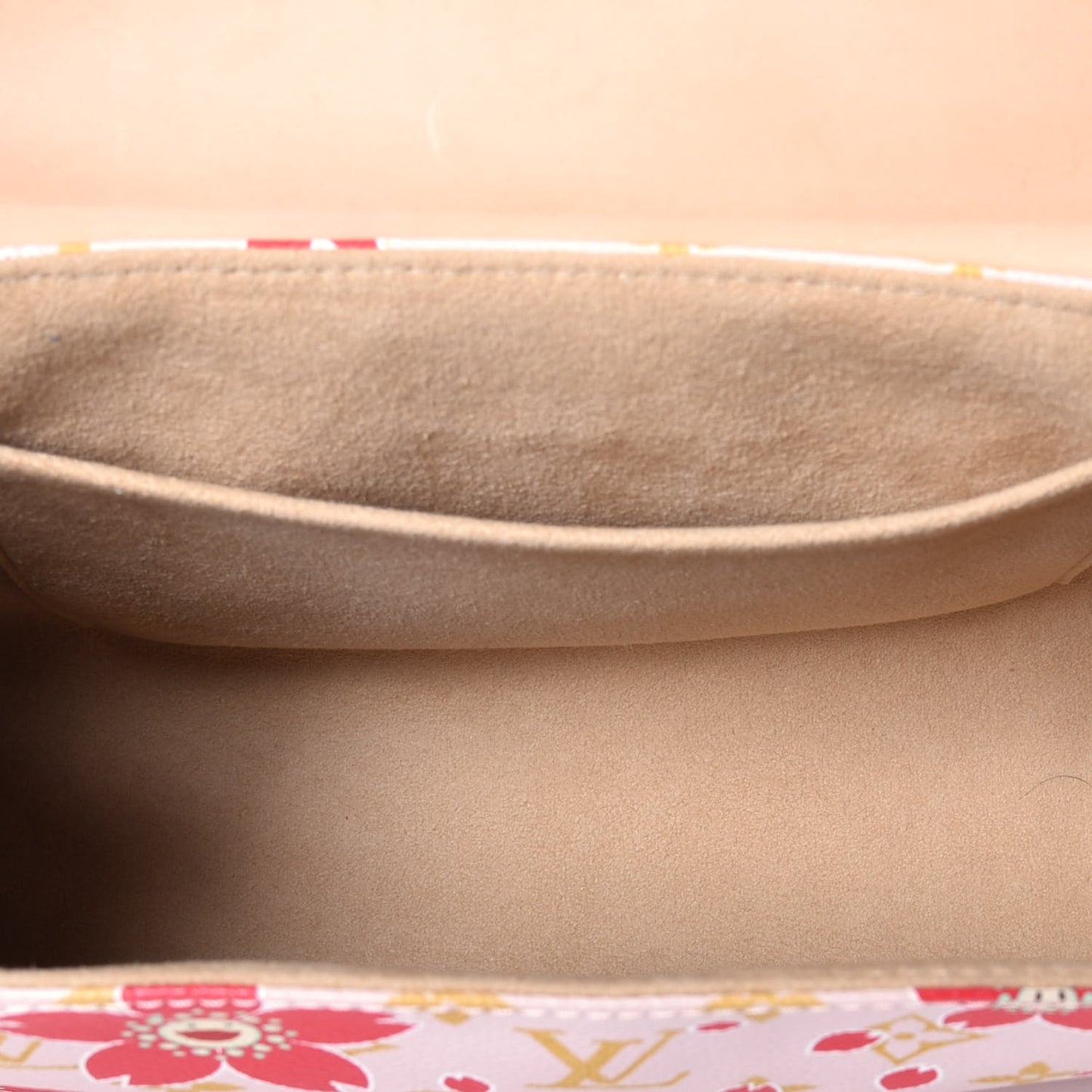 Monogram Cherry Blossom Sac Retro Bag Red