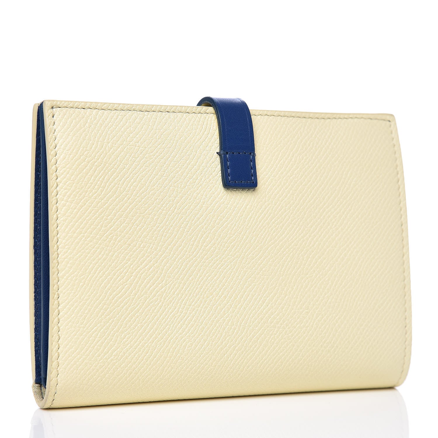 Celine Grained Calfskin Medium Multifunction Strap Wallet Ivory 3 of 8