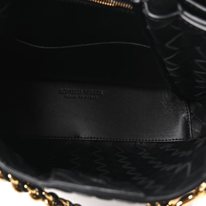 Bottega Veneta Nappa Intrecciato Small Andiamo With Chain Shoulder Bag Black 5 of 9
