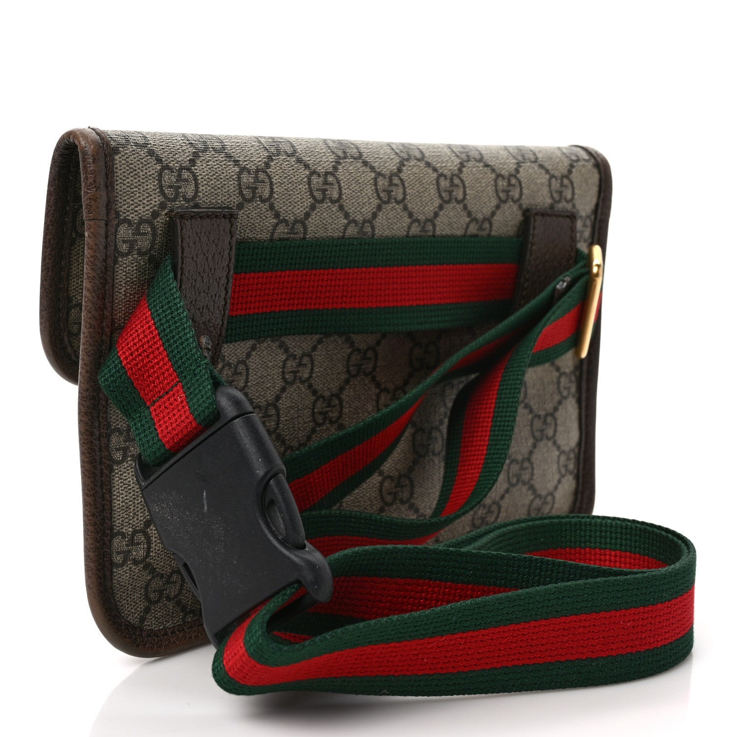 Gucci GG Supreme Monogram Neo Vintage Web Belt Bag Brown 3 of 10