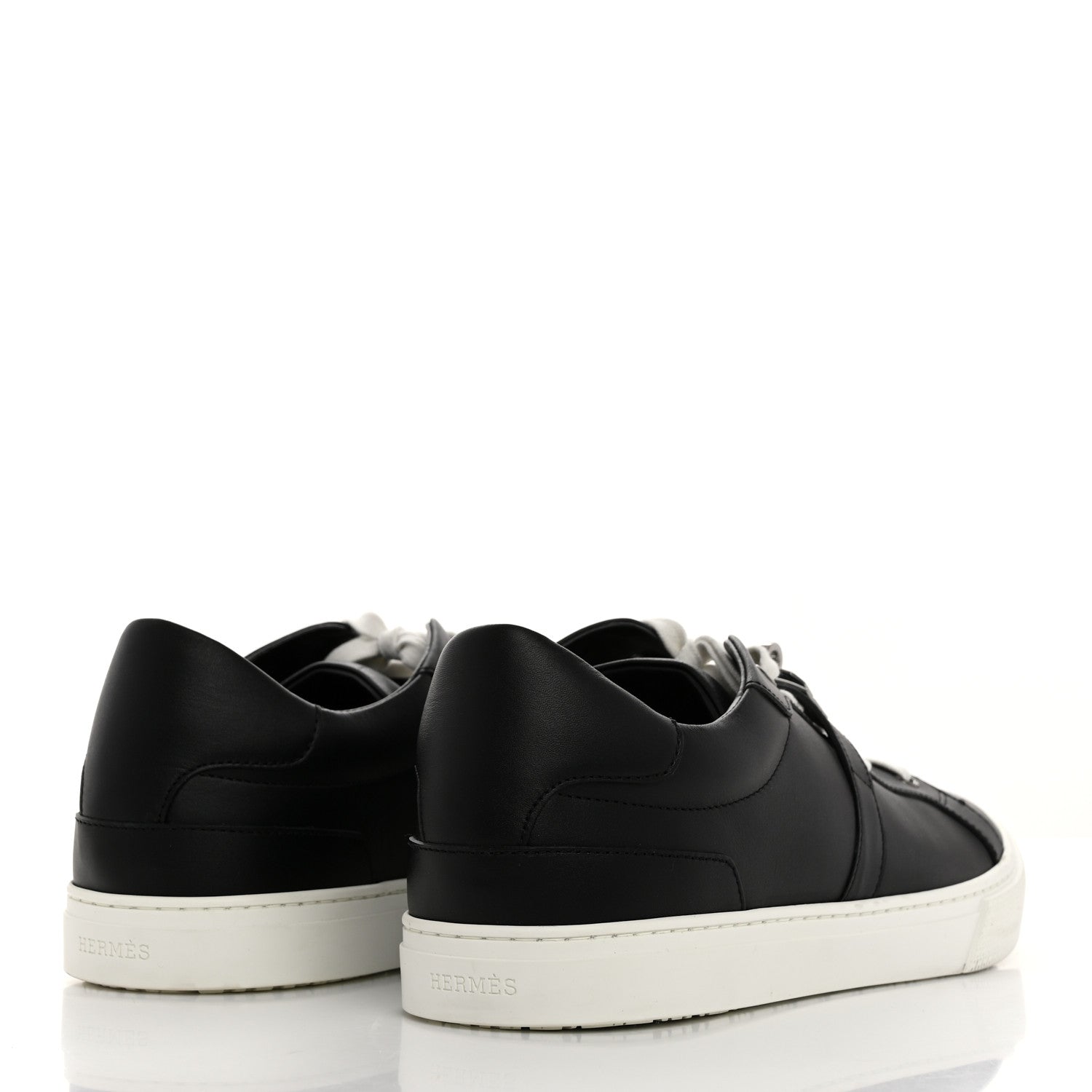 Hermes Calfskin Day Sneakers 44 Black 4 of 7