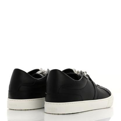Hermes Calfskin Day Sneakers 44 Black 4 of 7