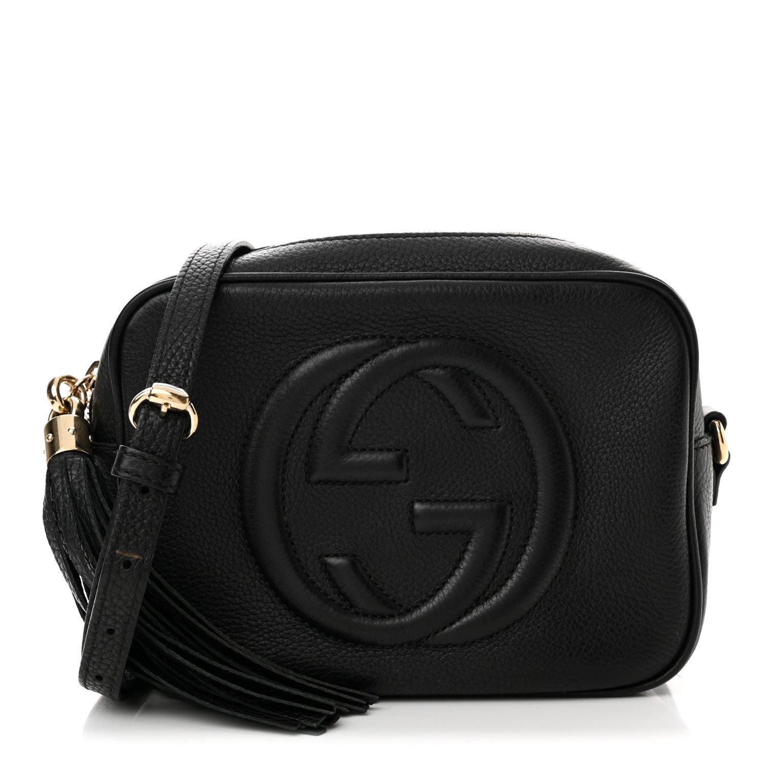 Gucci Pebbled Calfskin Small Soho Disco Bag Black 1 of 16