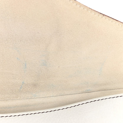 Christian Dior Grained Calfskin Saddle Pouch White 13 of 17