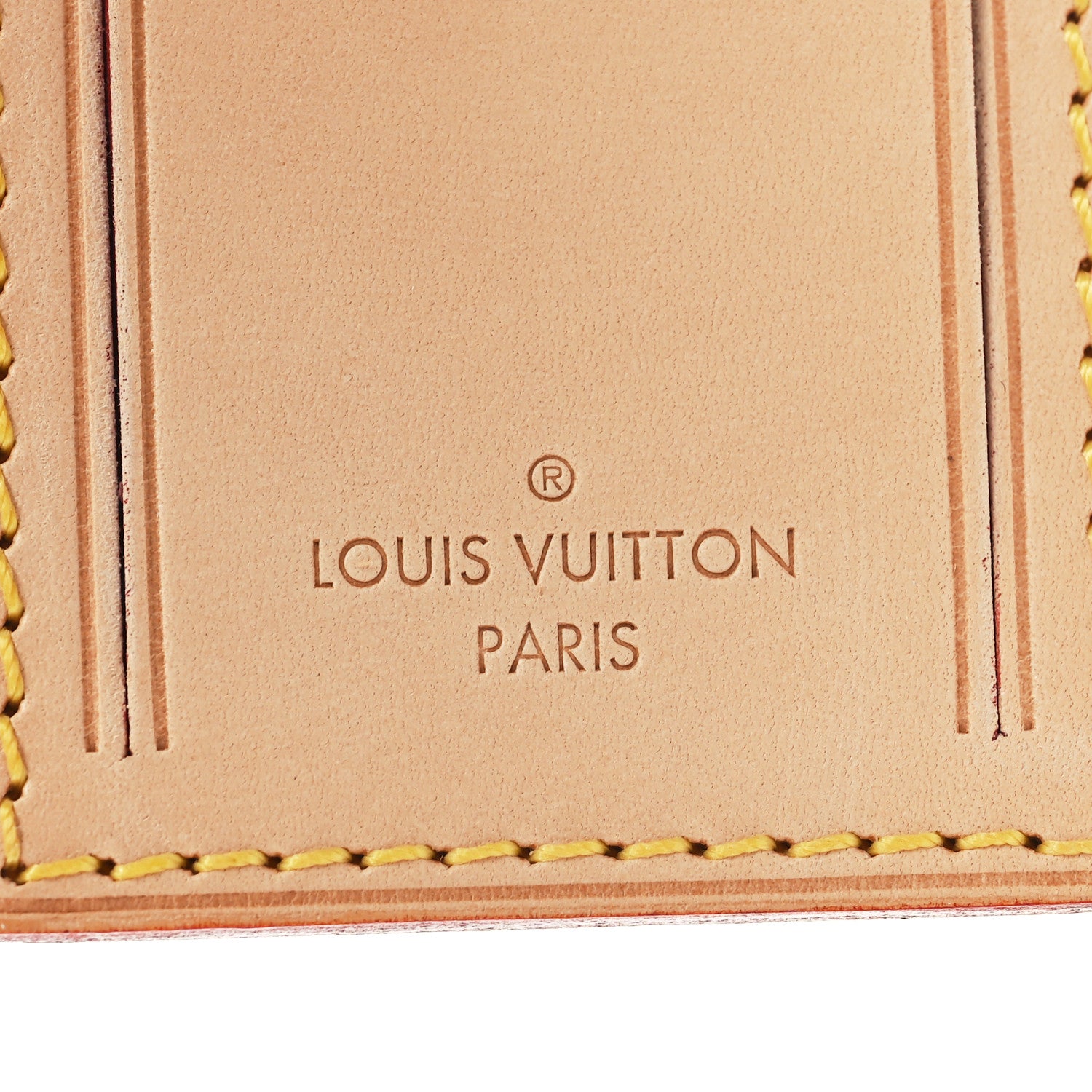Louis Vuitton Vachetta Luggage Tag 3 of 4
