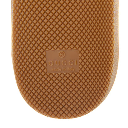 Gucci GG Monogram Suede Web Mens G74 Sneakers 8 Beige Ruggine Cuir 6 of 7