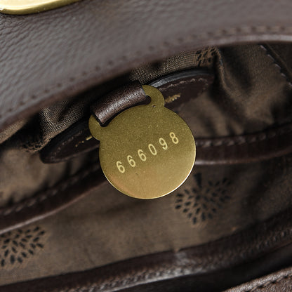 Mulberry Natural Calfskin Shoulder Bag Chocolate 6 of 9