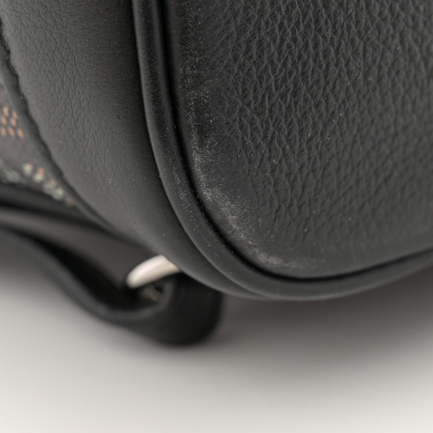 Goyardine Calfskin Mini Alpin Backpack Black
