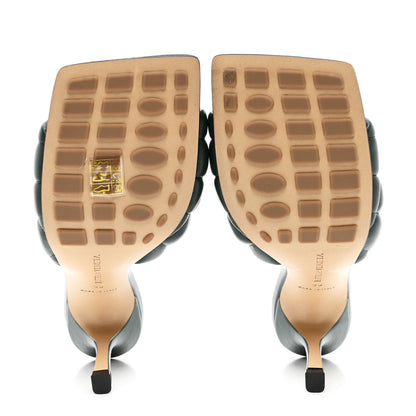 Bottega Veneta Nappa Matelasse Padded Mule Sandals 39 Pine Green 5 of 9