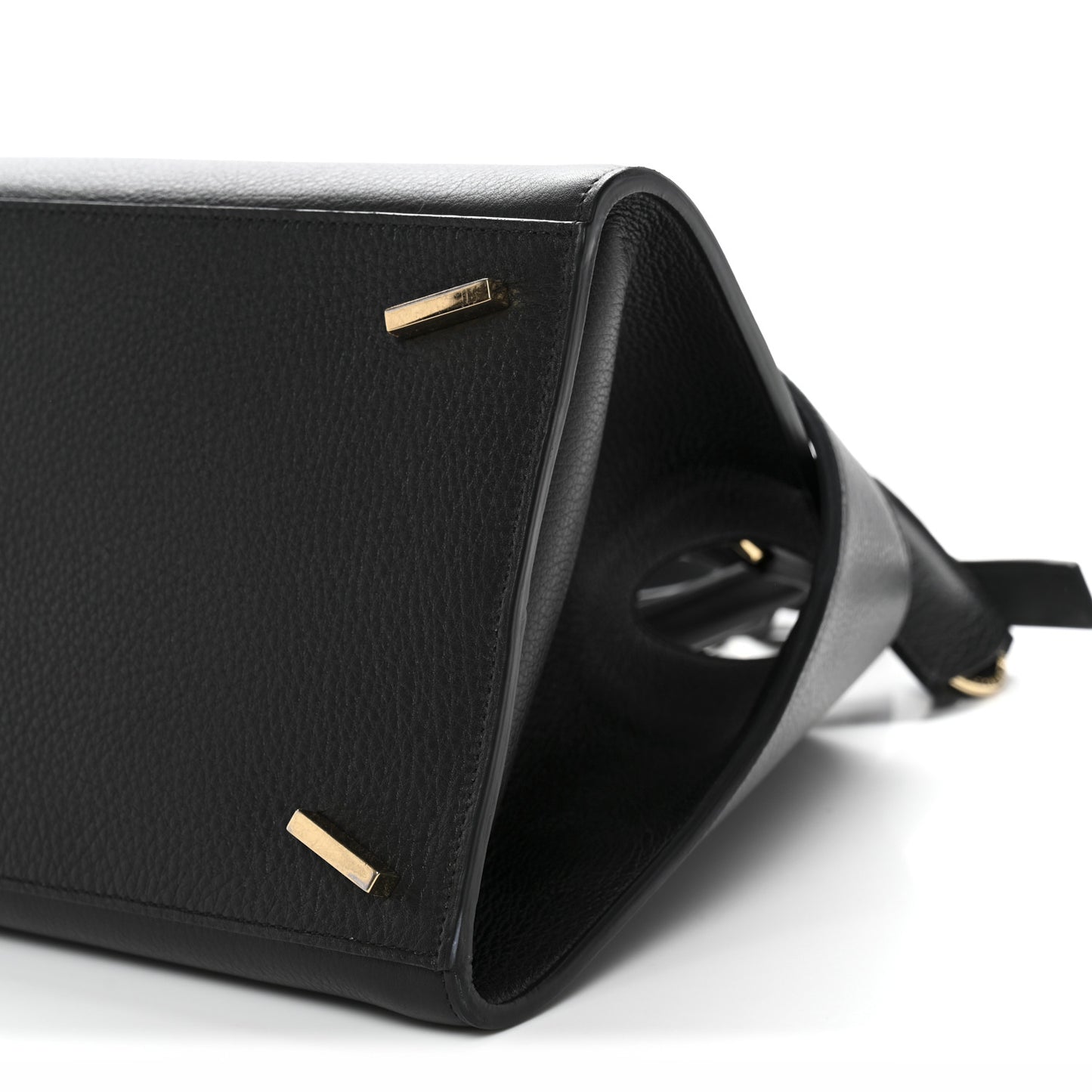 Calfskin Small Hug Bag Black