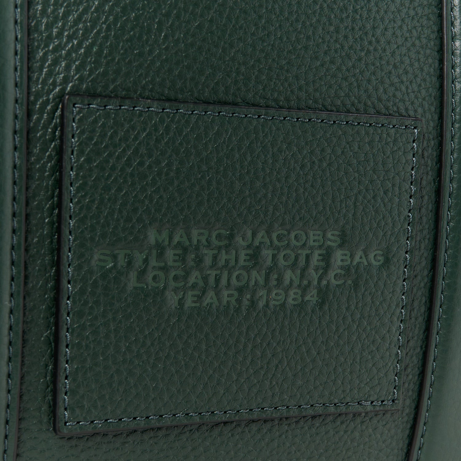 Marc Jacobs Grained Calfskin Medium The Tote Bag Ivy 9 of 12