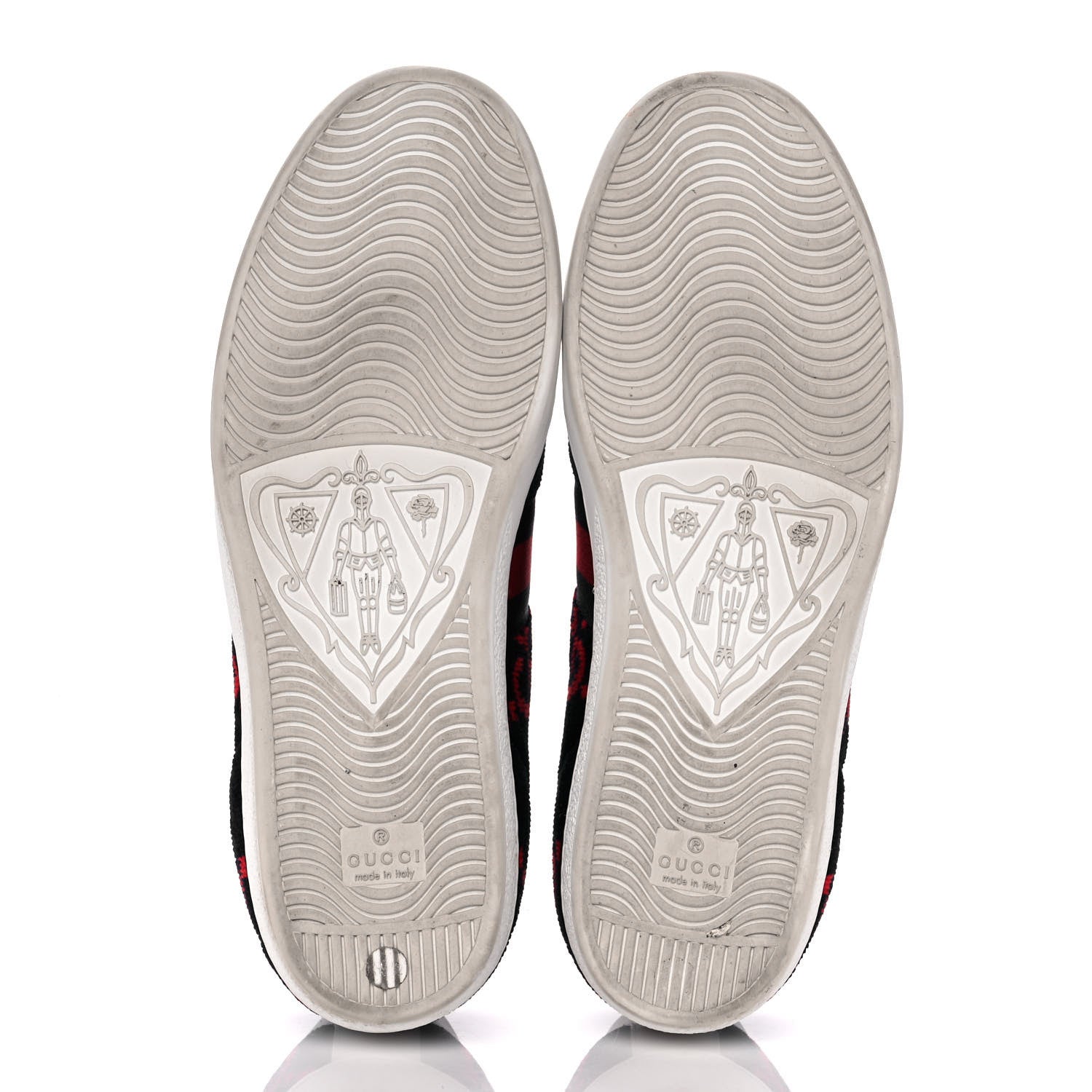 Gucci Terry Cloth GG Monogram Womens Ace Sneakers 39.5 Blue Red 6 of 10