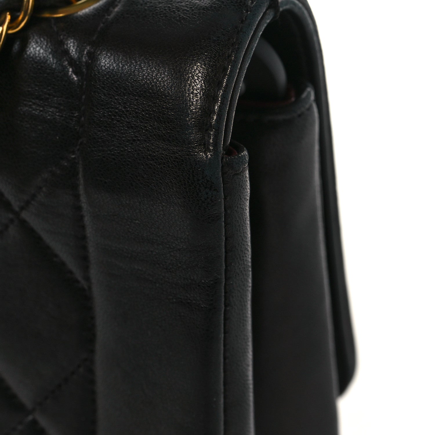 Chanel Lambskin Quilted Medium Single Flap Black 13 of 13