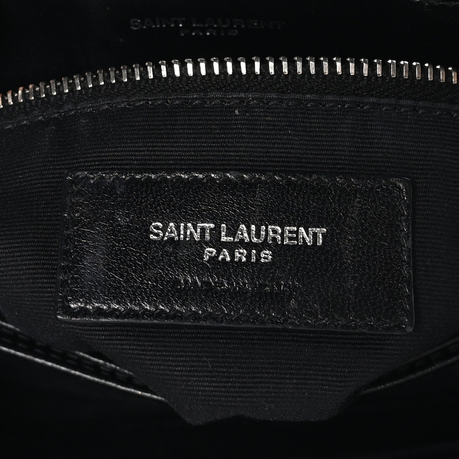 Saint Laurent Calfskin Y Quilted Monogram Toy Loulou Crossbody Bag Black 6 of 9