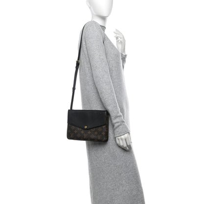 Louis Vuitton Monogram Twice Pochette Black 2 of 11