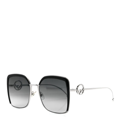 Fendi Metal Acetate F is Fendi Square Sunglasses FF 0294/S Silver 1 of 7