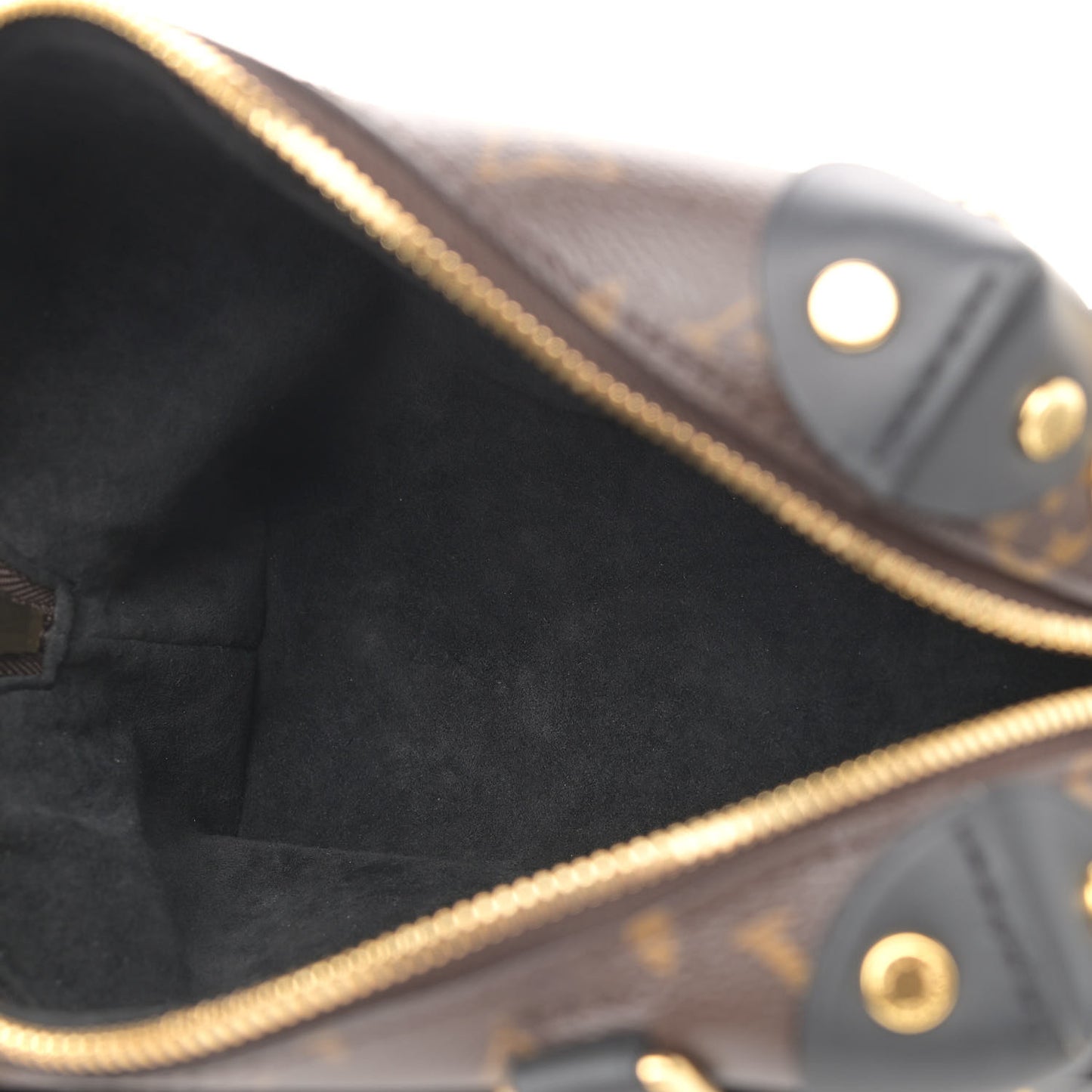 Monogram Petite Malle Souple Black