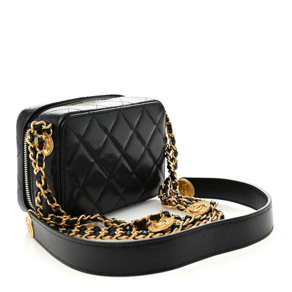 Chanel Caviar Quilted Twist Your Buttons Clutch With Chain Black 2 of 10
