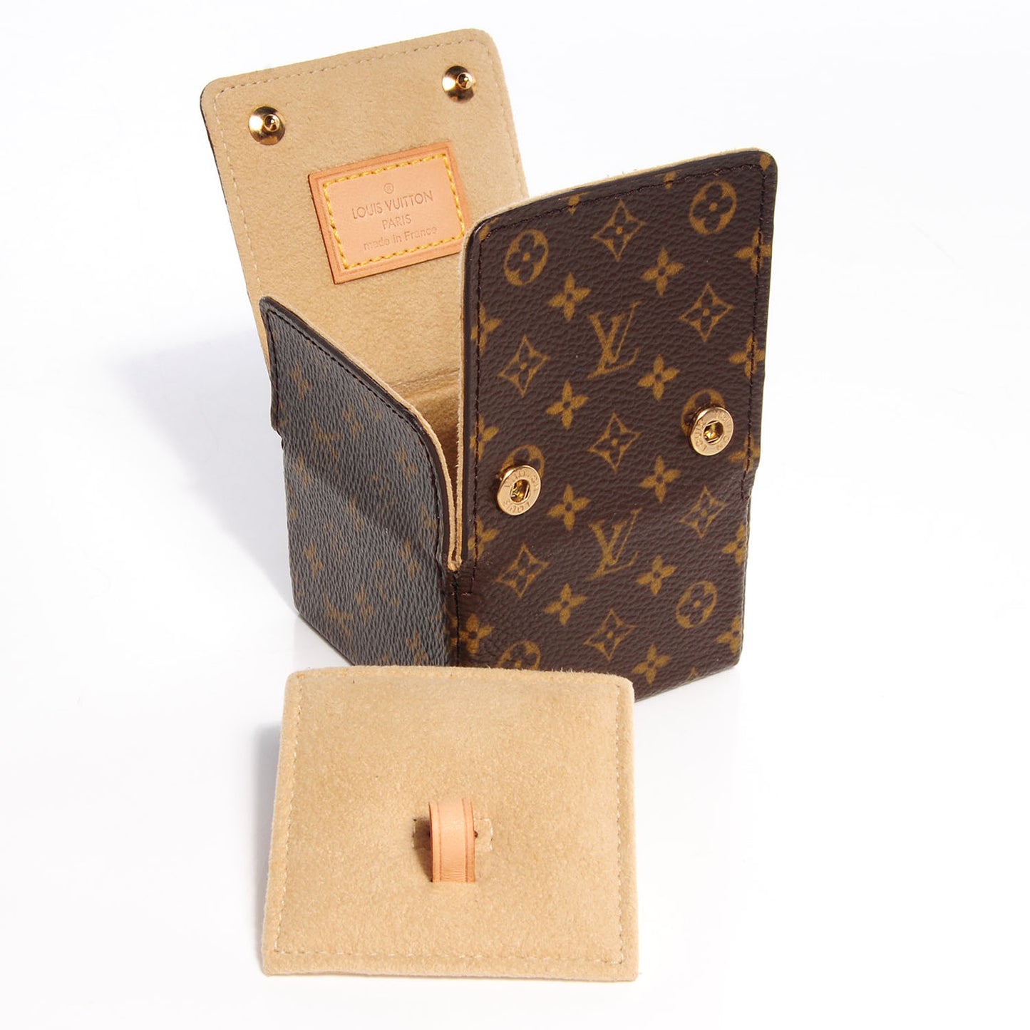 Monogram Ring Holder Case