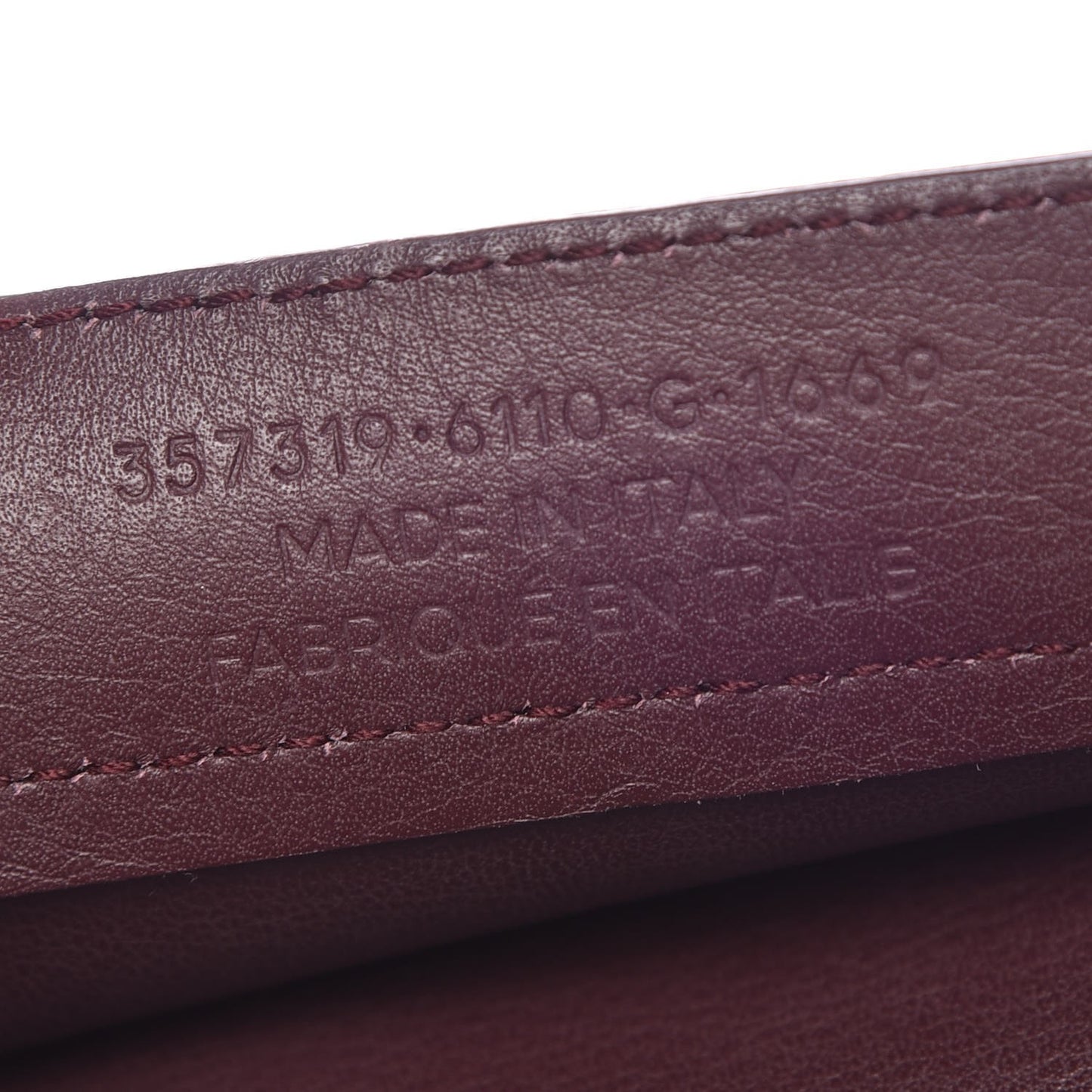 Veau Papier A4 Tote Rouge Aubergine