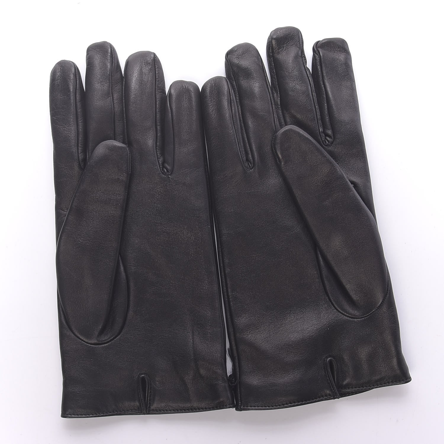 Gucci Lambskin L'aveugle Par Amour Gloves 10 Black 2 of 4